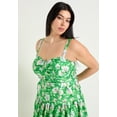 thumbnail image 4 of June + Vie Women's Plus Size High-Low Midi Dress, 4 of 5