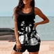 thumbnail image 2 of TaTaai Women's Printed Conservative Swimsuit Set, High Waist Two Piece Bikini with Removable Padded Bra, Modest Vintage Beachwear for Summer Gift, 2 of 6