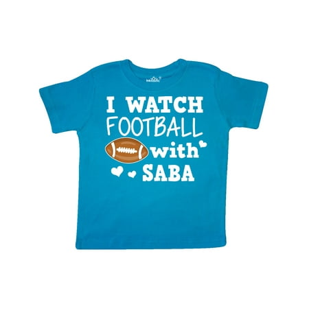

Inktastic I Watch Football with My Saba Gift Toddler Boy Girl T-Shirt