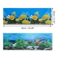 thumbnail image 2 of Unique Bargains Aquarium Fish Tank Background Poster Double-sided Fish Tank Background Decor Sticker 11.81'x32.28', 2 of 7