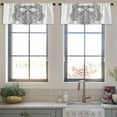 thumbnail image 3 of LALILO Kitchen Curtain Valance Ornate Owl Cute Funny Bird Rod Pocket Window Curtain 52"x 18" Set of 2, 3 of 5