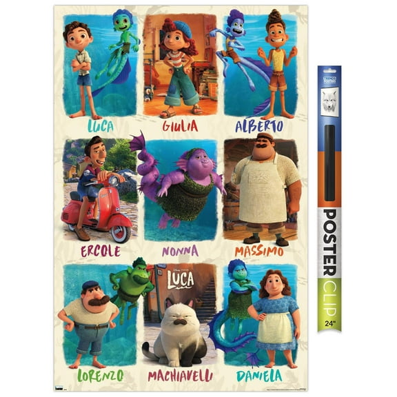 Disney Pixar Luca - Grid Wall Poster, 22.375" x 34"