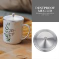 thumbnail image 2 of 5pcs Corrosion Resistant Cup Cover Stainless Steel Cup Lid Multi-purpose Mug Lid, 2 of 3