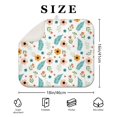 thumbnail image 4 of Pioneer Flower Floral Print Pattern Kitchen Dish Drying Mat 1 Pack, Ultra Absorbent Microfiber Drainer Mat, 16"x18", 4 of 6