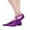 Purple, variant on YFGEFTR Grip Pilates Socks for Women Yoga Socks with Grips Open Top Non Slip Grippy Socks for Barre, Ballet, Barefoot Workout