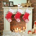 thumbnail image 7 of Ryvnso Christmas Stockings Christmas Snowflakes 17.7" Large Stocking Decoration 1 Pack, 7 of 7