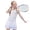 0-White680, variant on Hienoo Girls' Athletic Sleeveless Tops Summer Solid Lightweight Polo Shirt, Sizes 3-14