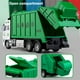 thumbnail image 4 of Juguete de camión de basura de aleación | Vehículo de saneamiento impulsado por inercia | Autocarga y descarga | Símbolos de reciclaje | Tarjetas de clasificación incluidas | Verde | 1 camión + 4, 4 of 5
