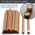 thumbnail image 5 of 20PCS Wood Spiral Candle Wicks 4x0.32inch/100x8mm, Wood Wick Tube with Stands for Candle Making, Natural Round Wooden, 5 of 6