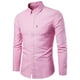 thumbnail image 1 of Blusa y camisa de manga larga con cuello vuelto para hombre, blusa informal lisa de manga larga con botones y bolsillo, camisa de solapa tejida para hombre, 1 of 4