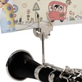 thumbnail image 3 of 1 x Clarinet Clamp-On Holder-silver, 3 of 8