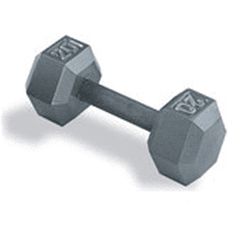 Hex Dumbbell 25 lb - 989357217