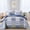 Aqua Blue, variant on Teal Blue Quilt Set Queen Size 3 Pieces Boho Plaid Turquoise Floral Bedspread Set Microfiber Lightweight Bohemian Bedding Bedspread Coverlet Set for All Season 90"x96"