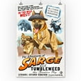 thumbnail image 2 of German Shepherd, Adventures of Sarge and Tumbleweed (24x36 Giclee Gallery Art Print, Vivid Textured Wall Decor), 2 of 3