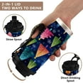 thumbnail image 4 of 500ml Double-Wall Vacuum Insulated Tumblers Stainless Steel Coffee Tumbler with Ceramic Coating Colorful Christmas Trees Pattern, 4 of 8