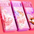 thumbnail image 2 of Guardoinrt Multifunctional Deformation Combination Lock Pencil Case Organized Storage For School Supplies Type 1, 2 of 6