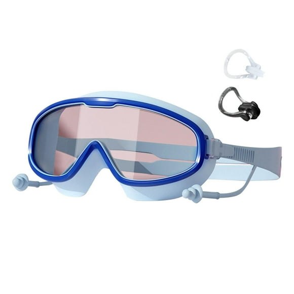 Hd Children's Large Frame Waterproof And Antis-fogs Swimming Goggles Kids Swim Goggles Age 3-16 Kids Toddler Goggles