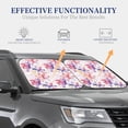 thumbnail image 4 of Balery 2 Piece Lilies Flowers Car Windshield Sun Shade|Foldable Front Windshield Shade for Car Front Window for Most Sedans SUV Truck-, 4 of 7