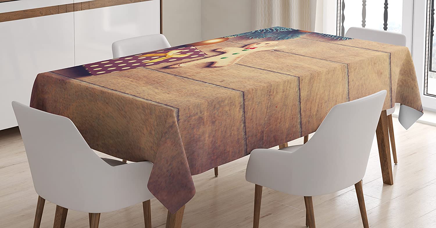 Wine Tablecloth, Habitat Collage with Pouring Wine Bottle and Leaves
