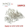 thumbnail image 5 of 1/10 1/8 1/16 RC Cars Parts Shell Body R Buckles Fixed Clips Pins Latch 100pcs, 5 of 10