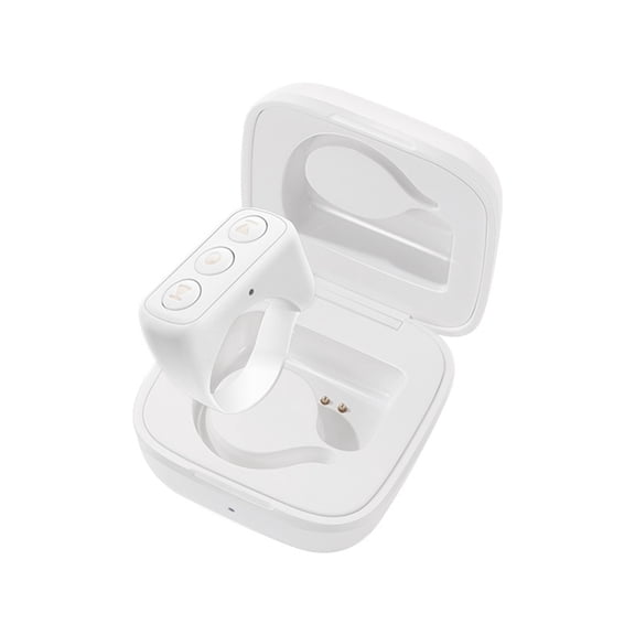 Seitruly Control remoto Bluetooth para seguimiento inteligente del control remoto Bluetooth con estuche de carga para teléfono Electrónica blanco