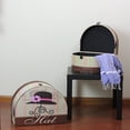 thumbnail image 3 of Northlight Set of 2 Wooden Vintage-Style Decorative Hat Storage Boxes 16.75-20", 3 of 4