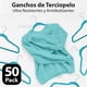 thumbnail image 4 of MAGMALIFE 50 Ganchos para Ropa de Terciopelo, Gancho Plateado Giratorio de 360 Grados, Adecuado para Todo Tipo de Ropa, Antideslizante, 4 of 5