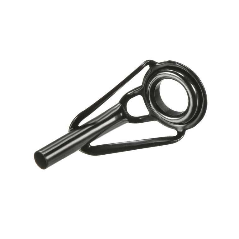 2.4mm Tube Dia Stainless Steel Fishing Rod Tips Repair Kit Ring Guide, 3 Pack, Size: 2.4 mm, Black