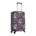 thumbnail image 3 of Balery Luggage Cover Snake And Floral Print Suitcase Covers for Luggage Elastic Washable Suitcase Protector Fits 18-32 Inch Luggage-Small, 3 of 9