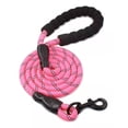 thumbnail image 1 of Correa Para Perro Grande Resistente Fuerte Reflejante 1.5m Color Rosa, 1 of 1