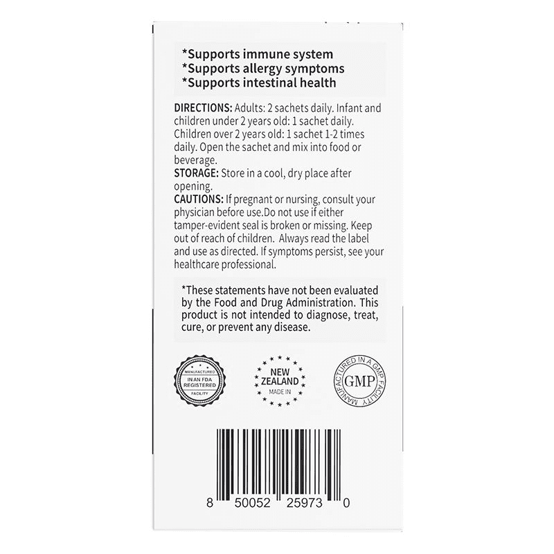 Vinsic Gold Sensitive Probiotics - New Zealand Made Dietary Supplement with 20% Stachyose Prebiotic, Biopolis Tri-Culture & 10-Strain Lactobacillus Blend