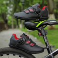 thumbnail image 2 of SUTENGDA Men‘s Lightweight Cycling Shoes - Breathable  All-Season Bike Footwear with Adjustable Hook & Loop Closure  Compatible with Peloton & SPD Pedals  Available in Striped & Solid Col, 2 of 6