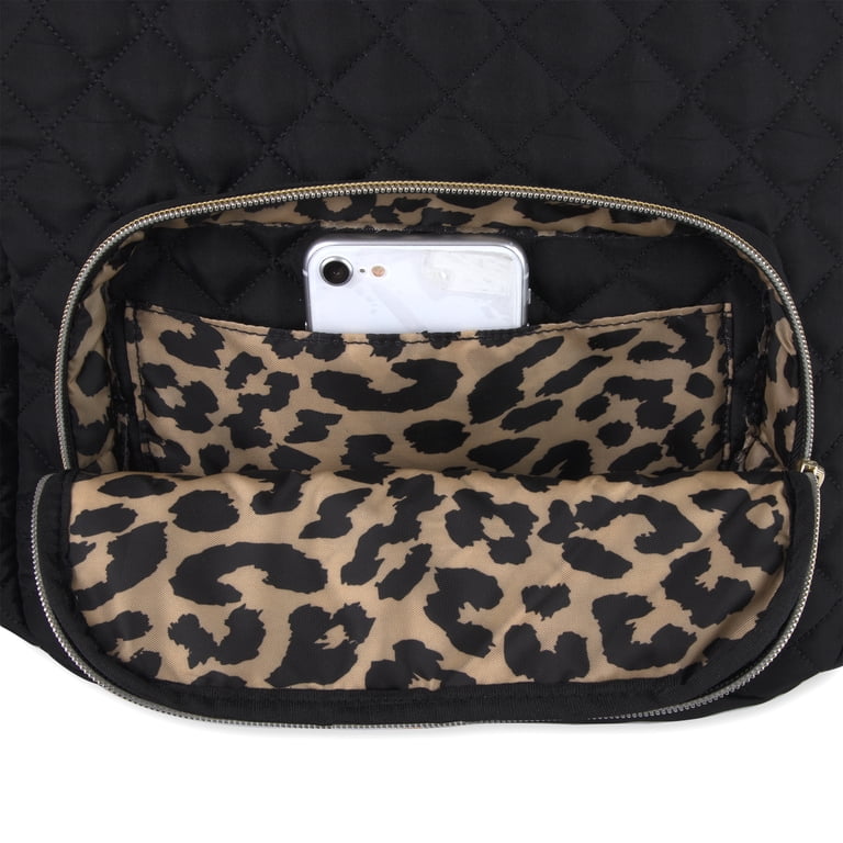 Jessica Simpson Black Diamond Quilted Multi-Pocket Dual  display picture 2