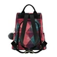 thumbnail image 2 of FORMRS Women's Travel Backpack Purse Anti-Theft Hidden Pockets Casual Shoulder Bag, Vibrant Green Tartan Pattern, 2 of 7