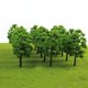 thumbnail image 1 of 20 piezas 2,76 1:100 árboles de modelo de bonsái de plástico para paisaje de paisaje de Diorama de tren LingWen 8390615522205, 1 of 1