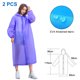 thumbnail image 2 of Chubasquero no desechable grueso de 2 piezas, chubasquero portátil de una pieza para viajes al aire libre de EVA a la moda para adultos y niños, 2 of 5