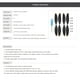 thumbnail image 5 of Hélice de repuesto Accesorios de ruido negro con rayas naranjas para piezas de repuesto de drones DJI Mavic Mini 2 JShteea Nuevo, 5 of 6