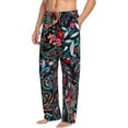 thumbnail image 6 of Sigee Paisley print Men's Pajama Pants Lounge Sleep Bottoms with Elastic Waistband and Pockets-XX-Large, 6 of 6