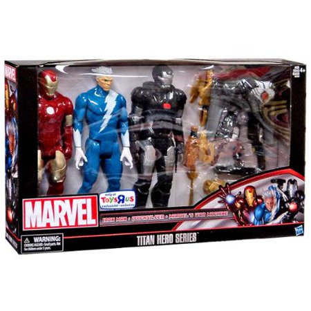 Iron Man, Quicksilver & War Machine Action Figure 3-Pack Marvel