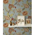 NextWall Kianna Jacobean Floral Peel and Stick Wallpaper (Parchment