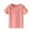 Red, variant on EnJoCho Little Children Summer Blouse Toddler Girls Solid Color T Shirt Knitted Striped Round Neck Short Sleeve Tees For 1 To 7 Years