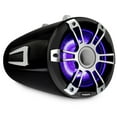 thumbnail image 4 of Fusion SG-FLT772SPC 7.7'' Sports Grey Chrome Tower Speaker with Deck Mount and SG-DA41400 4-Channel Amplifier, 4 of 8