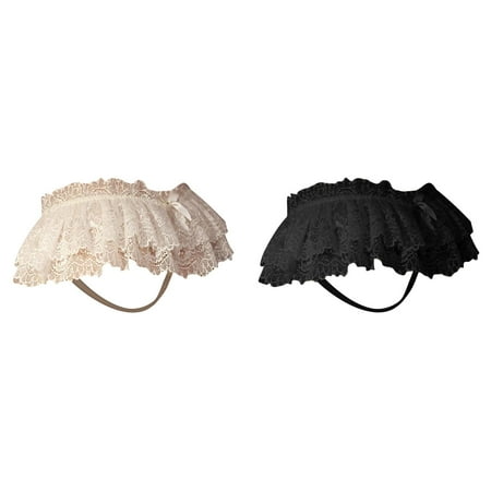 Lojoutye 2 Pack(White 1PCS & Black 1PCS) Multipack Plus Size for Women with Underwire for Women Teddy Kimono Bodysuit Cutout Lace Up Lace Underwear