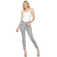 thumbnail image 5 of White Mark Women's Faux Suede Snakeskin Print Pants, 5 of 6