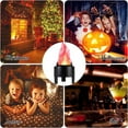 thumbnail image 6 of WMGHA 3D Artificial Fake Fire Flames,110V LED Effect Light Electric Fake Campfire Lamp,Realistic Simulated Prop Flame Lamp for Christmas/Halloween/New Year/Indoor/Stage/Party/Night Club Decor, 6 of 9