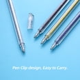 thumbnail image 2 of Amdohai 8 Color Glitter Gel Pen Set Colored Pen Color Changing Flash Marker for Office School, 2 of 8