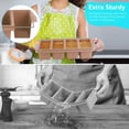 thumbnail image 4 of Silicone Freezer Tray With Lid 2Pack-Brown Food Molds For Soup Sauce Broth Leftovers Ice Cubes, 4 of 7