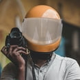 thumbnail image 1 of IDEANATEGRATE Visor Universal Negro Para Casco De Motocicleta Con Y Protección Total, 1 of 6