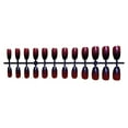 thumbnail image 1 of Coffin Fake Nail Gradient Not Susceptible to Allergies Waterproof Shiny Pattern Nail Enhancement Tablets Charming Manicure Tips Red Black Gradient, 1 of 6