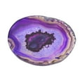 thumbnail image 1 of Rebanada de Irregur Posavasos Cristal Taza Vino Té Mantel Individual , Púrpura BLESIY Rebanadas de ágata colgante, 1 of 7